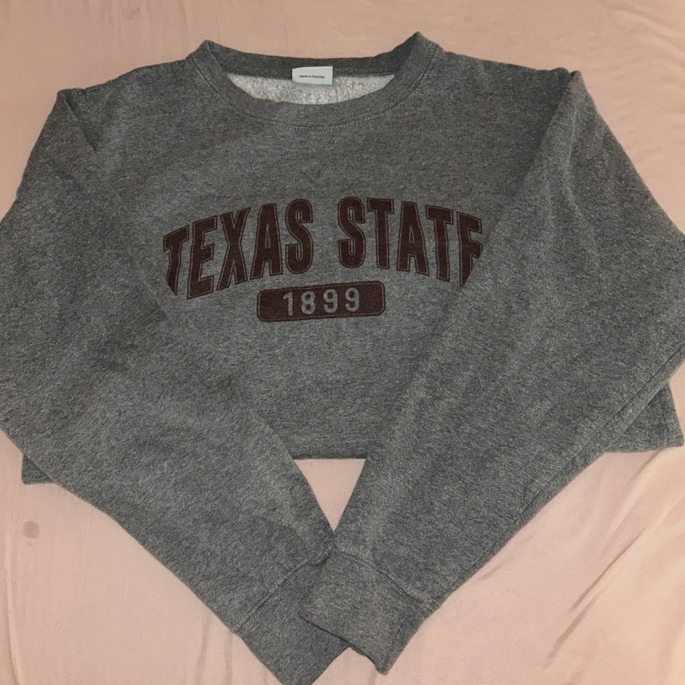 MV Sport Gray Texas State 1899 Women's Sweatshirt